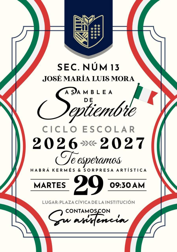 Póster Asamblea Septiembre